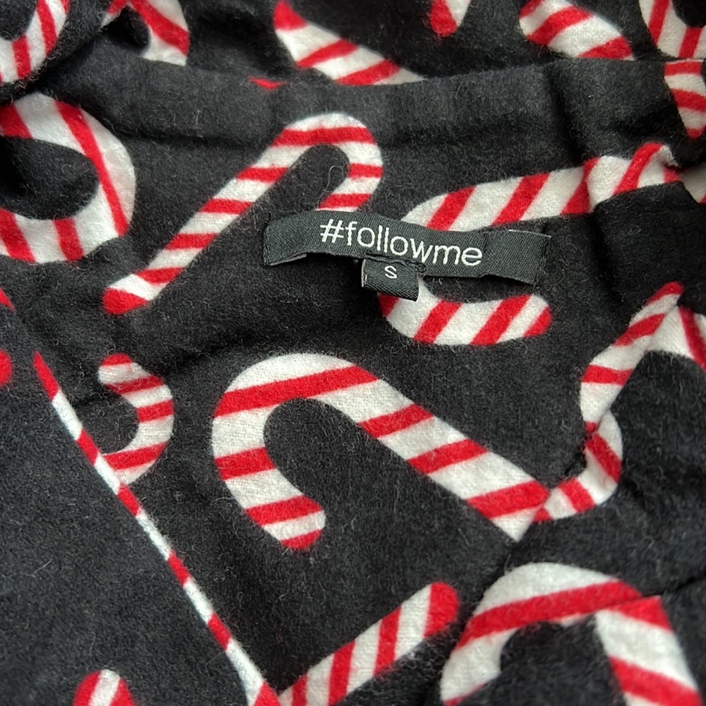 #followme candy cane flannel pajama set - Picture 6 of 6